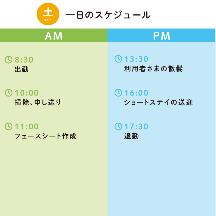 藤元 一聖1日のスケジュール